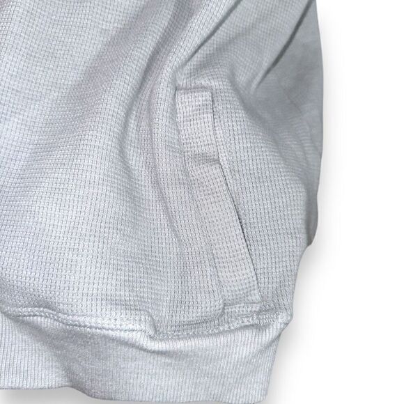 Cuffy’s Cape Cod Waffle Knit Hoodie in Sage Green Sz M - Picture 4 of 8